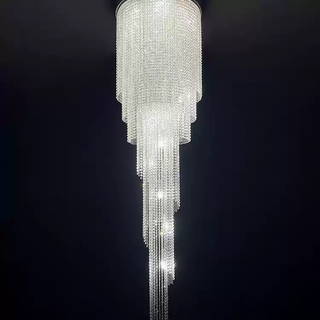 Glacielle  - High-End Classic Crystal Pendant – Perfect for Lobbies, Villas, and Formal Living Areas