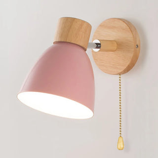 Artemio - Wood Nordic Modern Hanging Switch Wall Light