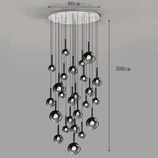 Huxloe - Ceiling Hanging Pendant Chandelier