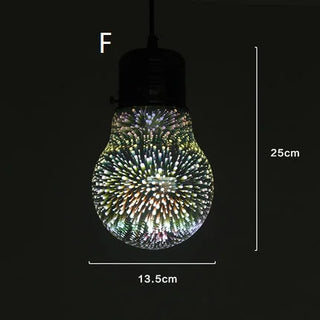 Sabro - Firework Glass Ball Hanging Pendant Ceiling Light