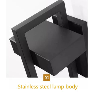 Merlen - Modern Black Outdoor Wall Light