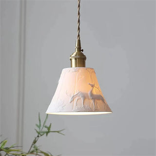 Milan - Rustic Ceramic Modern Ceiling Pendant Light