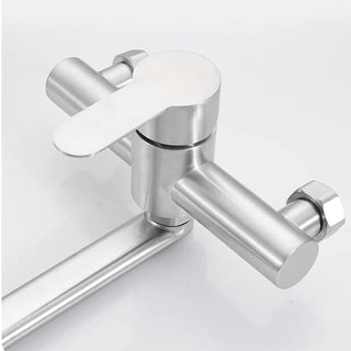 Nikole - Stainless Steel Wall Mounted Dual Hole Mixer Tap