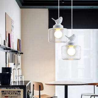 Plessen - Nordic Glass Bird Hanging Light