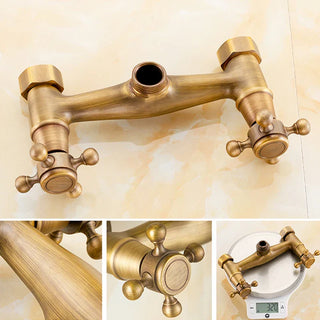 Calley - Vintage Bathtub Mixer Tap Set with Handheld Shower