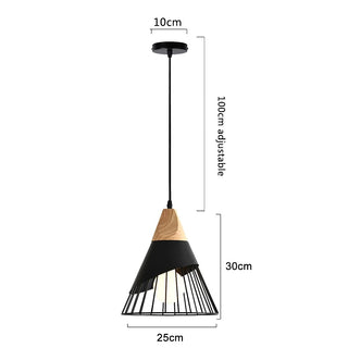 Clairmont - Nordic Hanging Wood Hanging Pendant Ceiling Light
