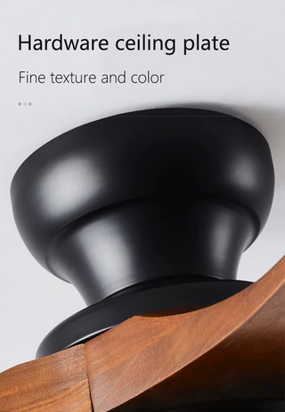 Belisario - 42/52Inch 3 Blade Brown Ceiling Fan with LED Light