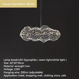 Ayla - Mesh Cloud Wire Ceiling Light