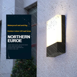 Browin - Modern Outdoor Square LED Light Box Wall Light