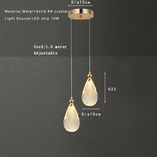 Morningstar - Nordic Style LED Decor Fixture, Hanging Pendant Light