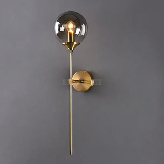 Phineas - Nordic Modern Glass Wall Lamp Gold Led Wall Light