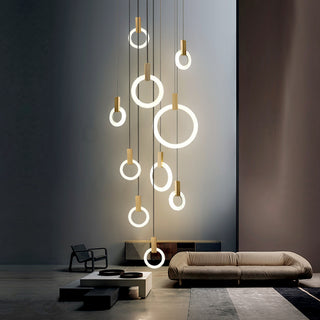 Bueno - LED Ring Hanging Chandelier