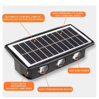 Sandi - Solar LED Up/Down Outdoor Wall Light Waterproof