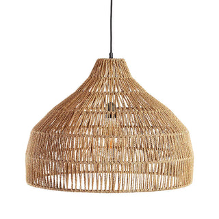 Myriam - Handmade Woven Rattan Round Ceiling Pendant Light