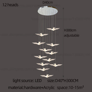 Aviana - Bird Pendant Ceiling Chandelier