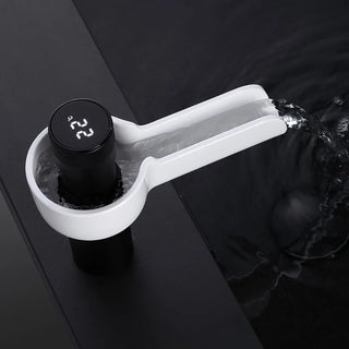 Markita - LED Display Black & White Smart Basin Tap