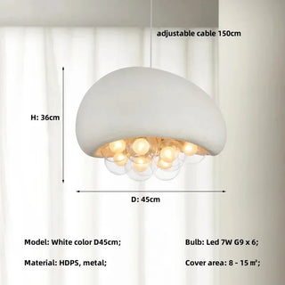 Garland - Wabi-Sabi Modern Minimalist Bulbs Nest Ceiling Light