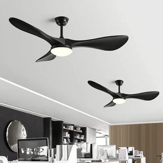 Phelix - 42/52/60Inch 3 Blade Wood Style Ceiling Fan with LED Light