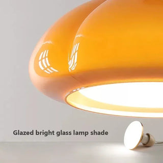 Lugo - Modern Abstract Glass Pumpkin Hanging Pendant Ceiling Light