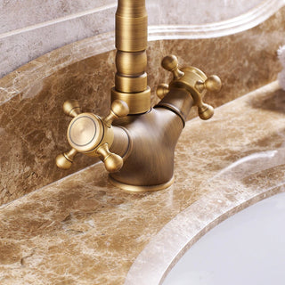 Corrina - 360 Degree Antique Faucet Bronze Kitchen Tap