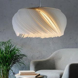 Daniele - Acrylic Feather Twisted Pendant Ceiling Light Chandelier