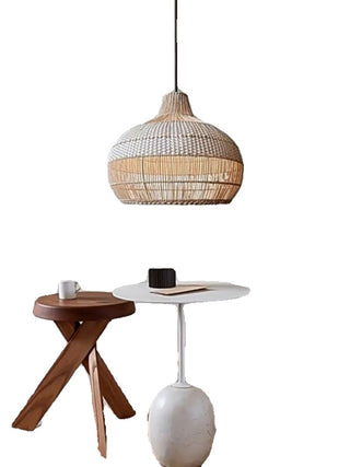 Tubas - Nordic Pastoral Rattan Weave Hanging Ceiling Light