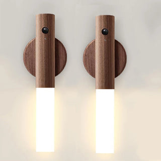 Denise - Detachable Sensor On/Off Reachable Wood Wall Light