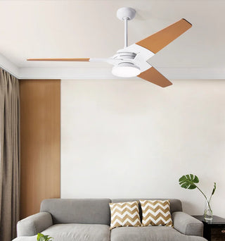 Leandros - Modern Wooden 3 Blade Metal Ceiling Fan Remote Control