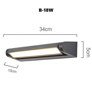 Cletus - Long Strip Rotatable LED Aluminium IP65  Wall Lamp