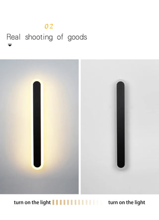 Emlen  - Rounded Rectangle Long Wall Light Bar