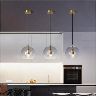 Bethany - Modern Double Layer Glass Shade Pendant Ceiling Light
