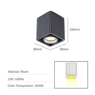 Koska - Modern Nordic Resin LED Ceiling Downlight Anti-Glare