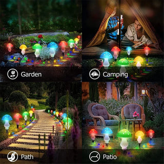 Shyla - Mushroom Lights Waterproof Garden Ornaments Decor
