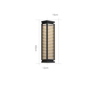 Xander - Stainless Steel Rectangular Anti Rust Outdoor Wall Light