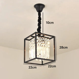 Camelia - Modern Crystal Caged Ceiling Chandelier