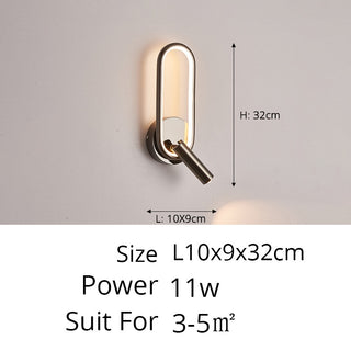 Cris - Modern Adjustable Ring LED Wall Reading Light