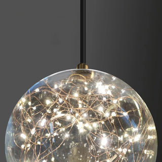 Bella - Clear Glass Multi Bubble Ball Gold Ceiling Light Chandelier