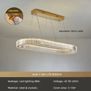 Curl - Hanging Tiered Ceiling Chandelier