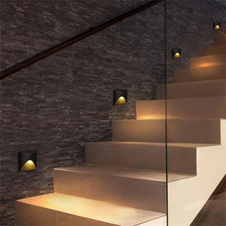 Leroy - Modern Waterproof Indoor/Outdoor Recessed Stair Wall Light