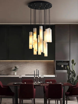 Fiorella - Modern Minimalist Marble Hanging Chandelier