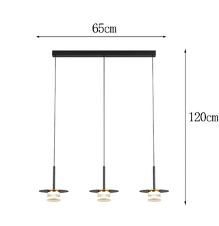 Borama - Modern Industrial Multi Head Black Hanging Pendant Ceiling Light