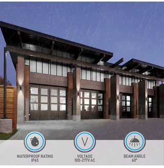 Kaitlyn - Up And Down IP65 Waterproof  LED Wall Light