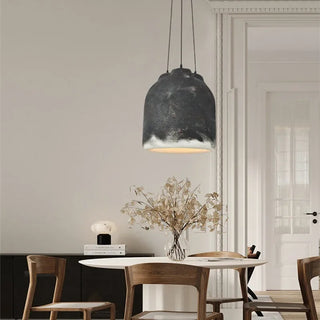 Katherine - Round Hanging 3 Bulb Natural Modern Ceiling Light