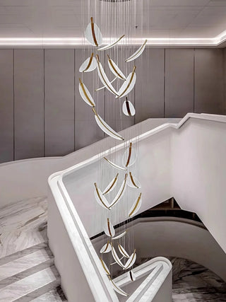 Plume - Leaf Adjustable Hanging Chandelier