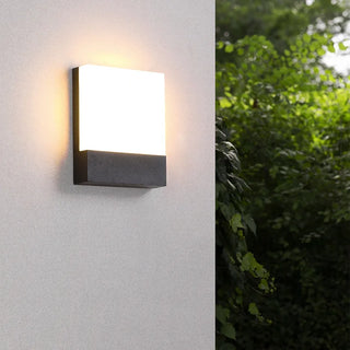 Browin - Modern Outdoor Square LED Light Box Wall Light