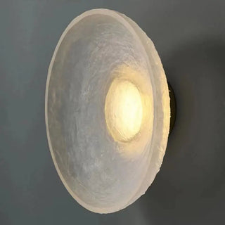 Bellamy - Postmodern Round Transparent Dish Glass Wall Light