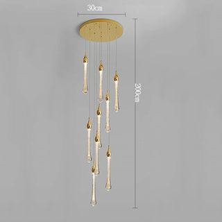 Harraz - Crystal Pendant Ceiling Chandelier