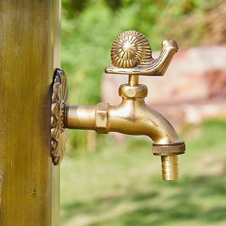 Elnora - Garden Faucet Antique Brass Animal Cold Water Fauce