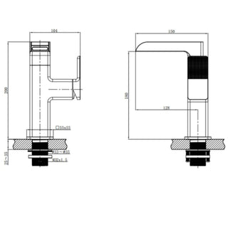 Aundrea - LED Smart Light Temperature Digital Display Basin Tap