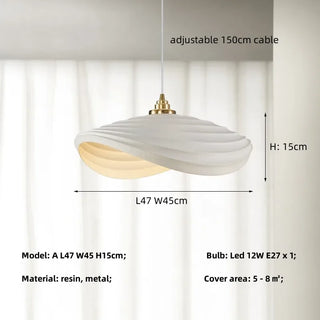 Lisbon - Minimalist Macron Droplight Hanging Patterned Shade Pendant Light